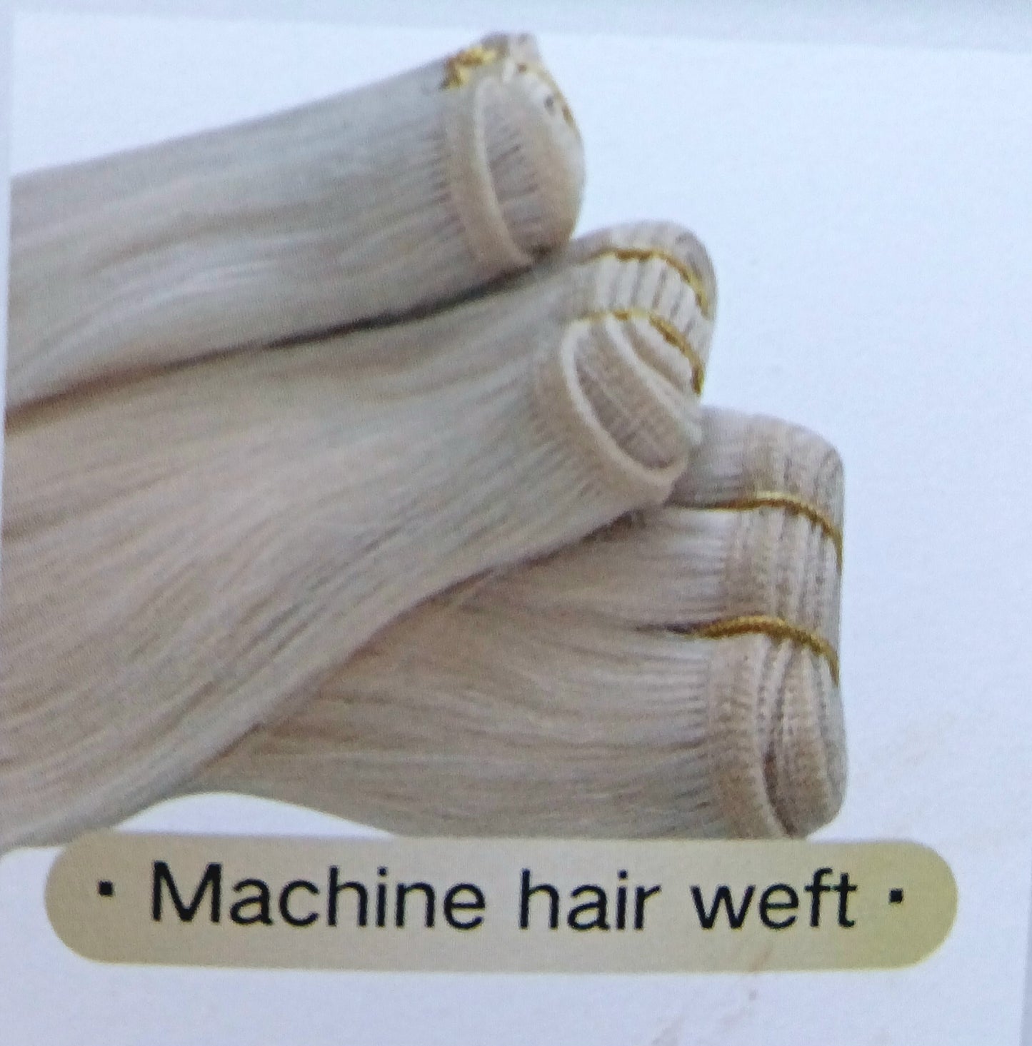 Wefted  Human Hair Remy